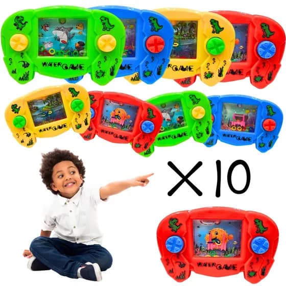 10 Jogos Joguinho Brinquedo Argola Aquaplay Controle Game Criança Prenda Junina Lembrancinha Atacado