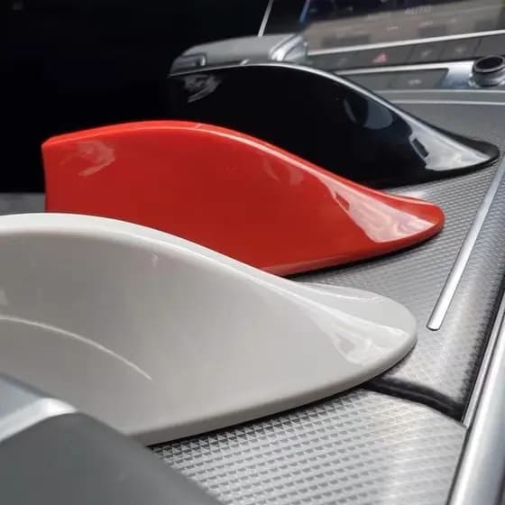 Antena Automotiva 6,0dB Rádio De Barbatana De Tubarão Do Carro Sinal FM Para Todos Carros de Teto Curvado