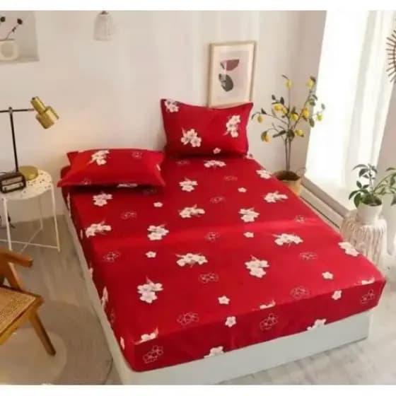 Lençol casal 3pcs com elástico