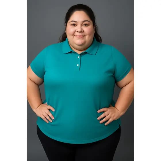 Polo Feminina Plus Size G1 G2 G3 Trabalho e Dia a Dia