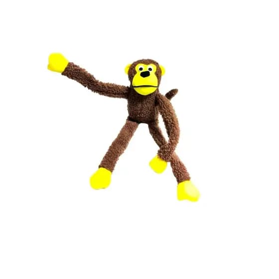 Brinquedo Cães Pelúcia Macaco 42 cm Pernas e Braços Longos
