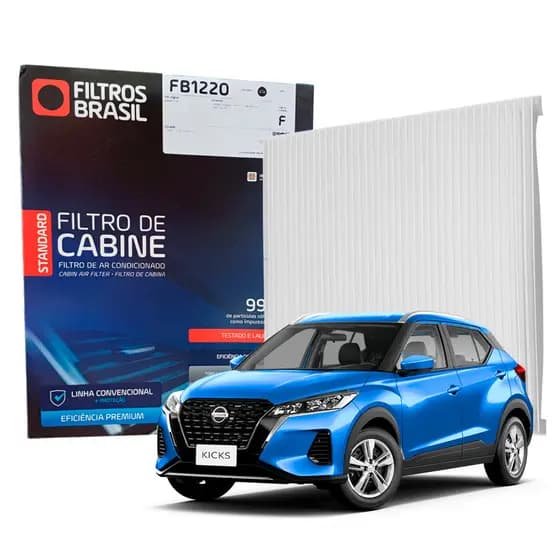 Filtro Ar Condicionado Para Cabine Nissan Kicks 2016 - 2025