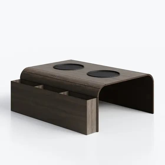 Kit Bandeja Esteira Porta Copo Braço de Sofá Porta Controles Decorativa