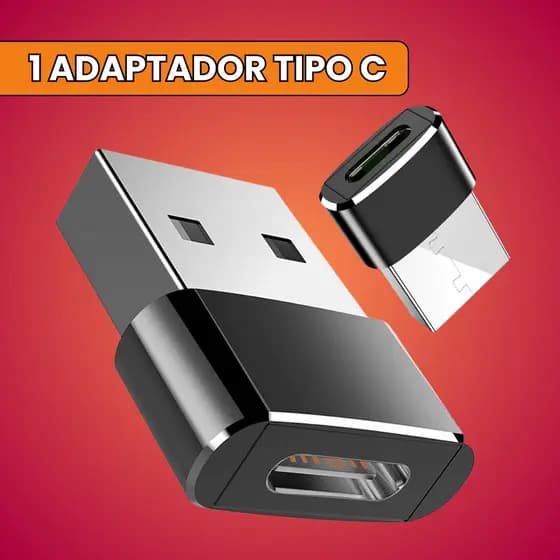 Adaptador Conector USB-C Fêmea Para USB Macho 3.0 Carregamento Dados