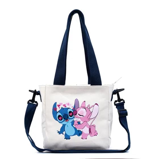 Bolsa de Ombro e Transversal Disney Lilo & Stitch Alça de Ombro Removível Disney Stitch