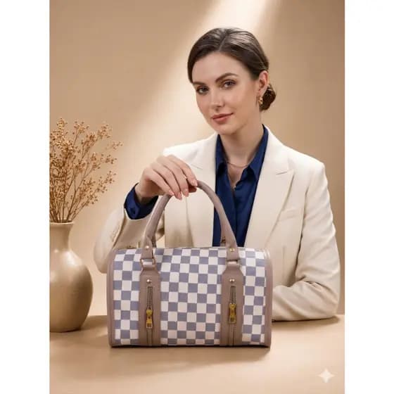 Bolsa Feminina Baú Flechazo Alça De Mão Zíper Frontal