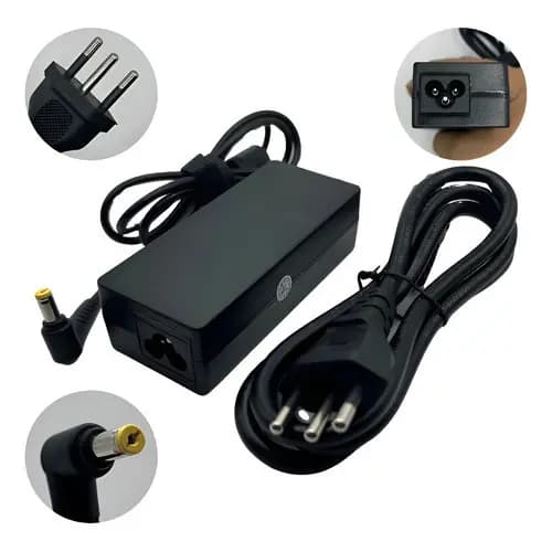 Fonte Notebook 65w Aspire Acer Ultrabook 19v 3.42a Pino 5.5 X 1.7 mm