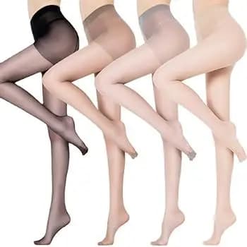 Kit Com 3 Meia Calça fio 15 Cor preta Cod:bx-003