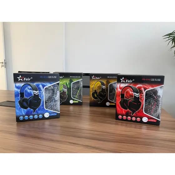 Headset Gamer Feir FR-510 Com Microfone Para Ps4 Xbox One Disponivel COR ALEATÓRIA