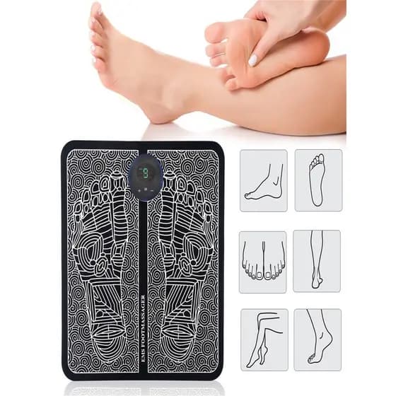 Massageador Pé Perna Elétrico Tapete Pulso Pronta Entrega