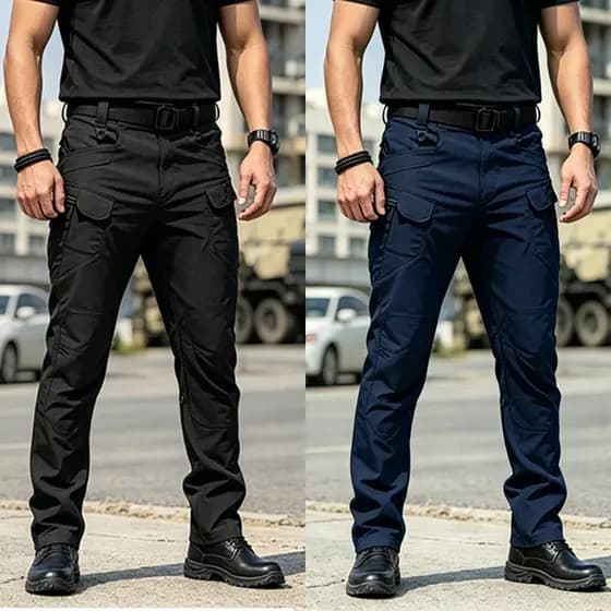 Calça Cargo Militar Masculino Tatica Rip Stop Prova de Vento e Água Calça Tática com Bolsos Múltiplos
