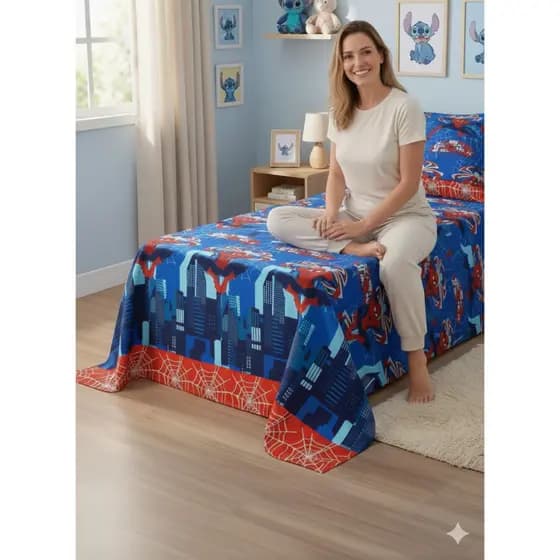 Colcha Lençol Infantil Toque de Algodão – Estilo para o Quartinho dos Pequenos!