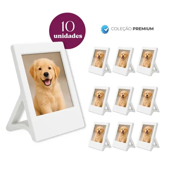 Kit 10 Mini Porta Retrato Polaroid Mesa Decoração Festa Lembrancinha Brinde Casamento Cha Revelacao Dia das mães escola