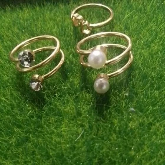 Aneis Lindos diversos / Aneis lisos e com Detalhes e Strass Anéis Diversos Fashion Moda