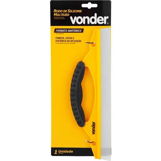 Rodo de Silicone Multiuso Limpa Seca Vidros Pia box Vonder
