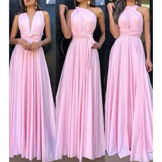 Vestido de Festas Madrinhas cha revelaçao Varias formas de amarrar Casamento Civil