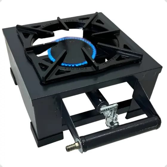 Fogão Fogareiro Baixa Pressão 1 Boca Industrial De Mesa