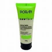 MÁSCARA DE ARGILA VERDE ANTI OLEOSIDADE NEW FACE 100G - PORAN