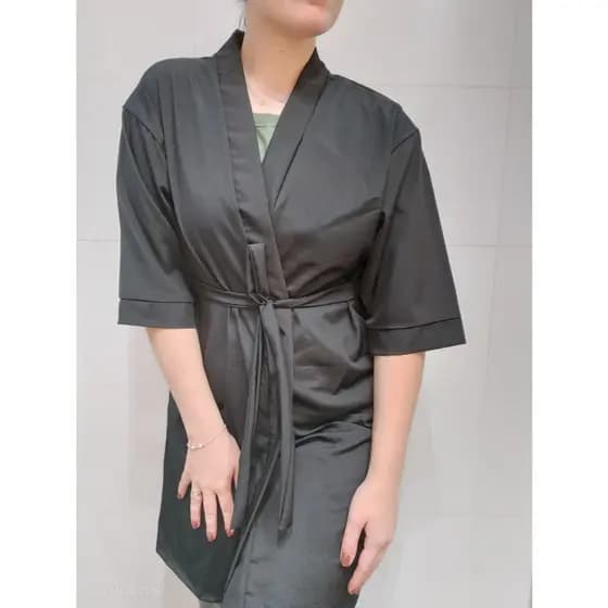 Kit 10 Robes / Kimonos Roupão Zero Manchas Uniforme Salão de Beleza
