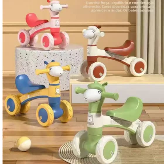 Motocicleta infantil de quatro rodas com luzes e música--3601