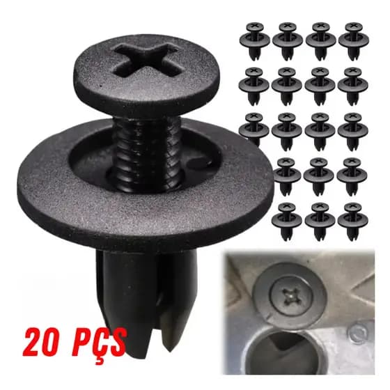 parafusos Rebites plásticos de 8mm, fixadores, para carros