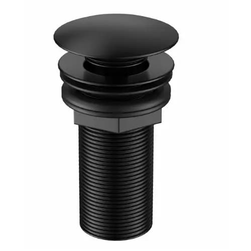 Válvula Click Ralo Pia Cuba Banheiro Lavatório Lavabo Aço Inoxidável 304 Preto 7/8