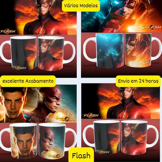 Caneca do Flash! Vários Modelos! Promoção Exclusiva + Envio em 24 horas!