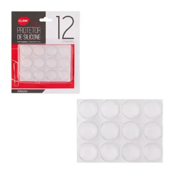 Kit Com 12 Protetores 2 Cm De Silicone Para Cadeiras
