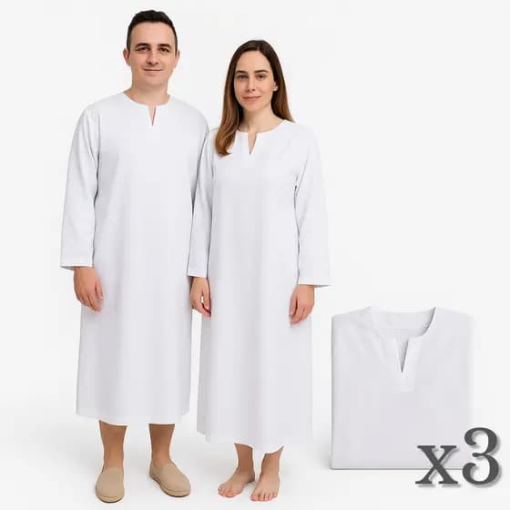 Beca para Batismo em Oxford - Kit com 3