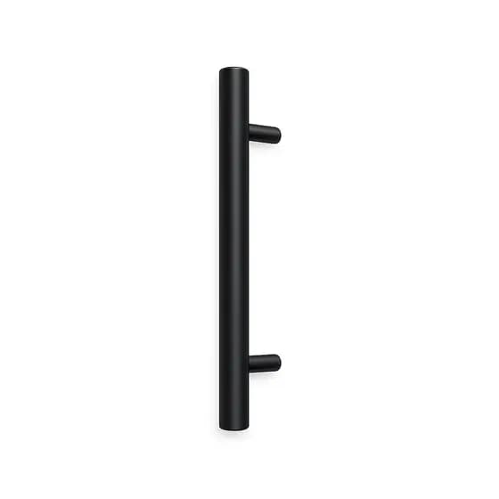 Puxador Tubular Haste Premium Preto Fosco Italy Line IL814 para Móveis 1 Unidade