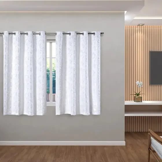 CORTINA DE JACQUARD DECORATIVA TAMANHOS VARIADOS– ELEGÂNCIA, QUALIDADE E CONFORTO EM UM SÓ PRODUTO!