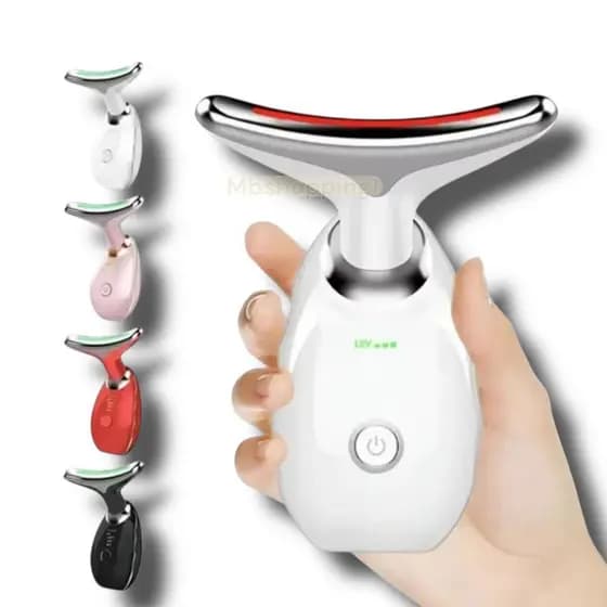Massageador Facial Elétrico Golfinho com Fototerapia LED – Efeito Lifting e Anti-idade Facil Potente