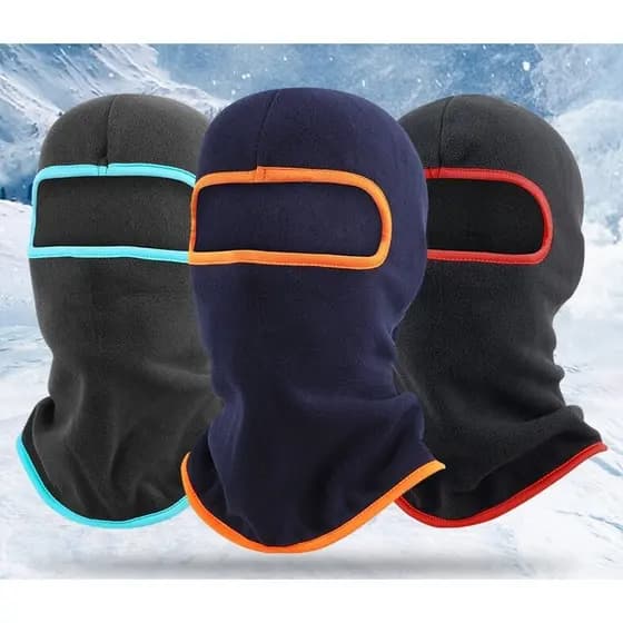 Máscara Facial Completa De Lã Térmica À Prova De Vento De Inverno Esportiva De Esqui Para Homens E Mulheres