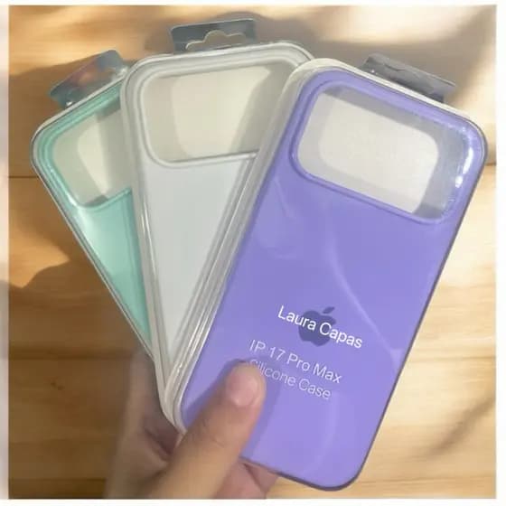 Capa Para IPhone 17 Pro 17ProMax 17Air Com Logo Case Protetora de Silicone Aveludada