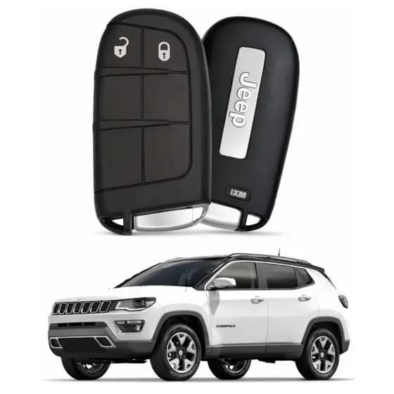 Carcaça Chave Jeep Compass 2017 2018 2019 2020 2021 2022 23
