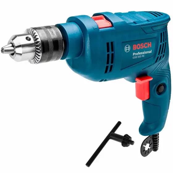 Furadeira 1/2 POL de Impacto 550W com Reversão GSB550 BOSCH