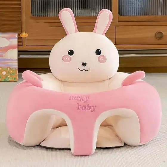 Assento Antiqueda Puff Almofada Bichinho Para Bebê Sofá Cadeirinha Infantil Postura
