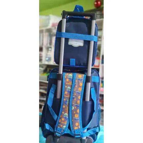 Mochila de rodinha Com lancheira