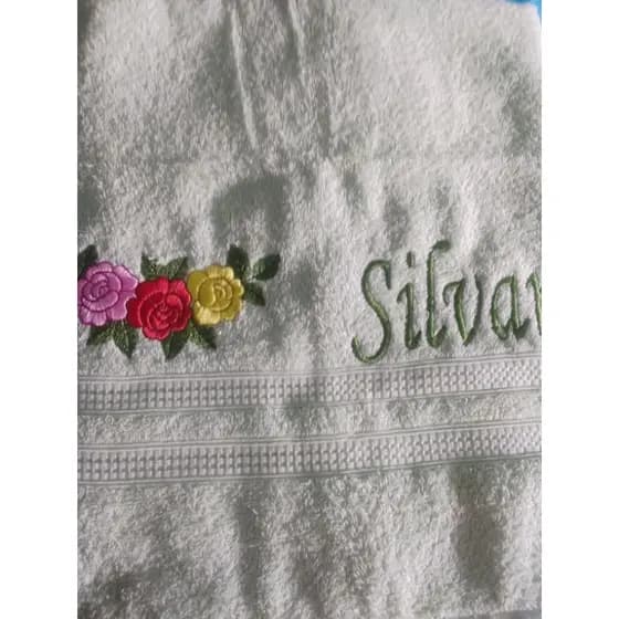 Toalha doller de banho e rosto personalizada