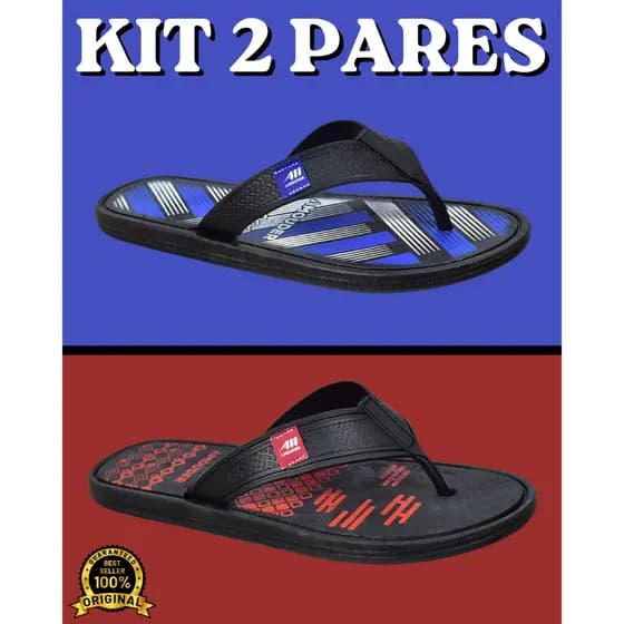 Chinelo Masculino Confortável Tira Larga e Resistente Sandália Masculina Casual Tira Confortável