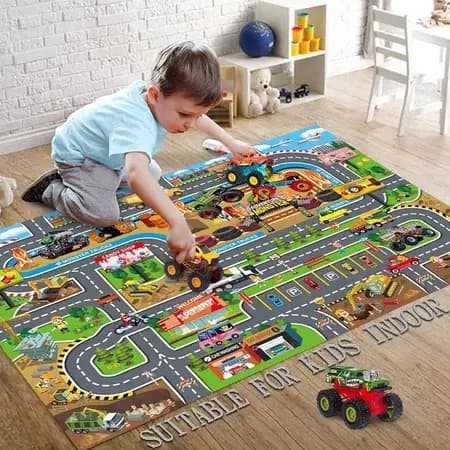 Conjunto Carrinho com Tapete e Acessórios