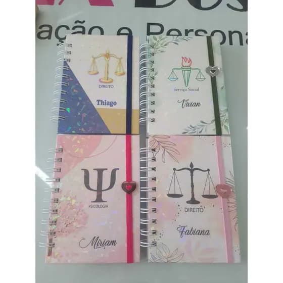 Caderninho bolso Profissão / Caderno anotações