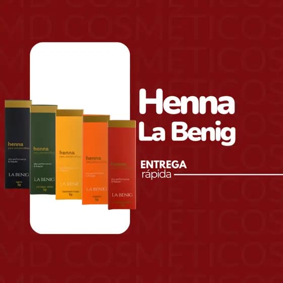 Henna La Benig 1,25g / 3g para Sobrancelha