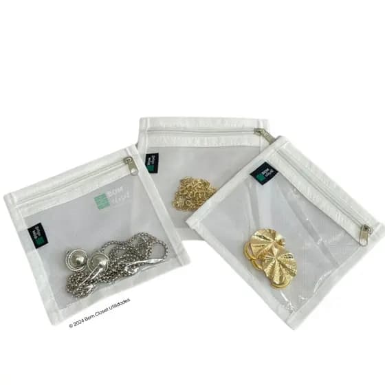 ENVELOPES PARA ARMAZENAR BIQUINI ACESSÓRIOS MODA PRAIA TAMANHO EPP 15X15 KIT COM 03 UNID