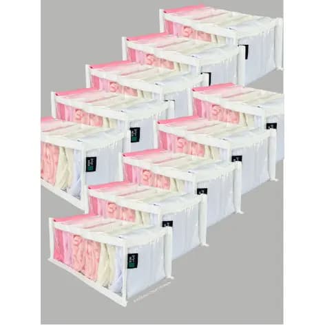 KIT 10 COLMEIA ORGANIZADORA DE GAVETA PARA ROUPINHA DE BEBÊ