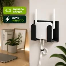 Suporte Roteador WIFI Parede Sem Furo Adesivo 3m Dupla Face Extra Forte WiFi Modem Universal