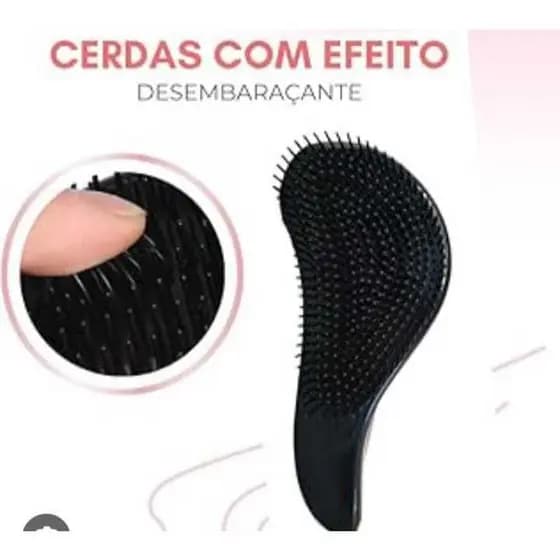 Escova Magica Para Desembarassar Cabelo Cacheados Cor Roxa