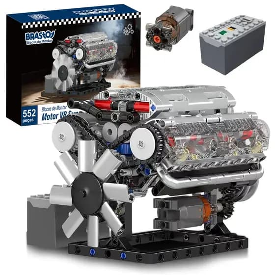 BRASTOY Brinquedos de modelo com motor V8 - adequados para crianças adultas