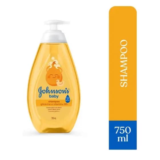 Shampoo Johnson's Baby Glicerina 750ml - Hidratação Profunda + Sem Lágrimas
