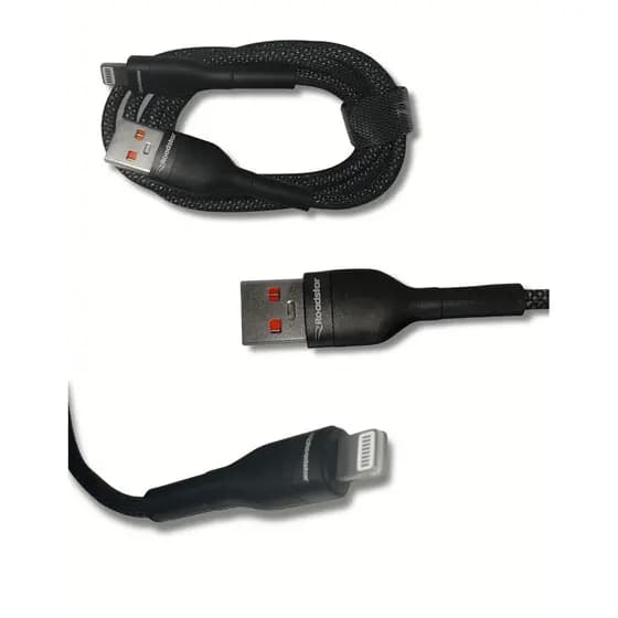 CABOS USB-A PARA Cabo Carregador Rápido e Dados 3.0 USB-A para Lightning 1,2 Metros Nylon Resistente Não Embaraça